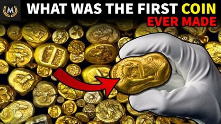 What was the first coin made of?