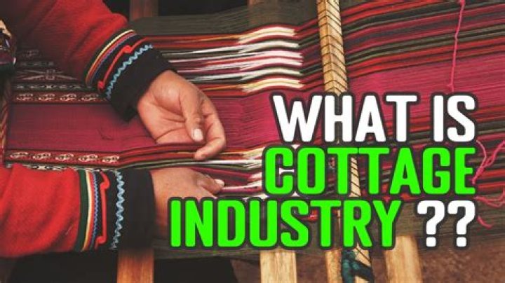 What were key features of the cottage industry?