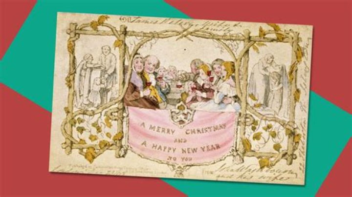 When and where was the first Christmas card printed?