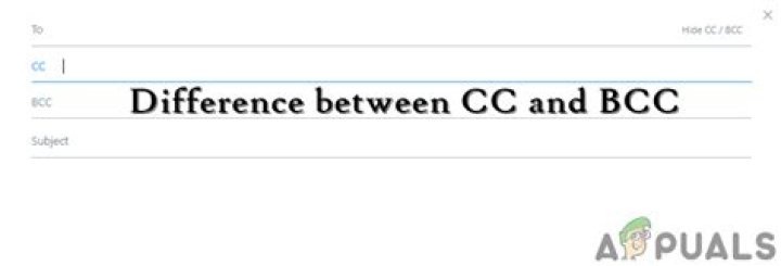 When should BCC be used?