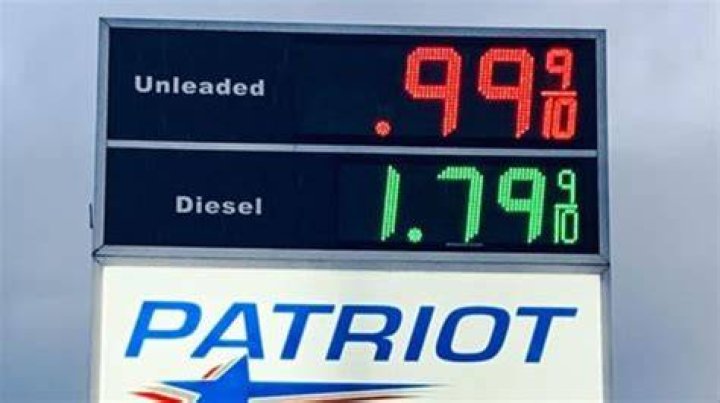 When was gas 99 cents?