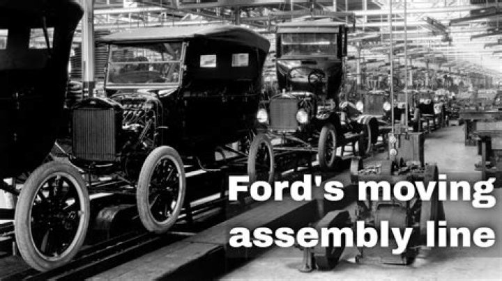 When was the assembly line first used?