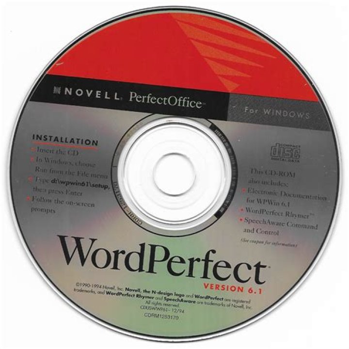 When was WordPerfect released?