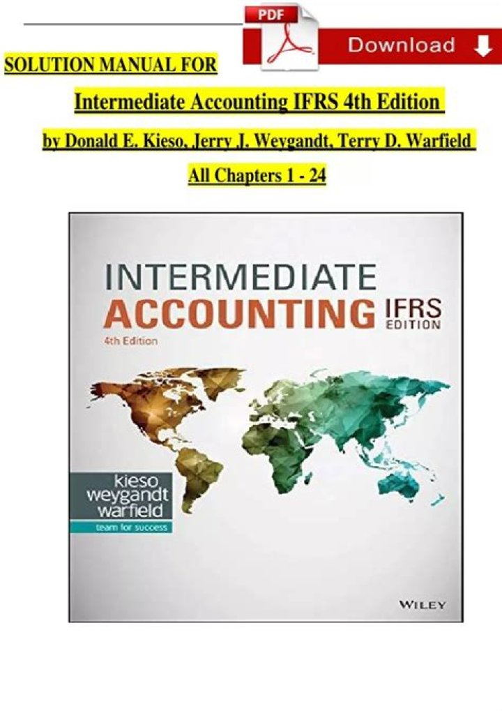 Where can I find the Kieso Intermediate Accounting Solution Manual?