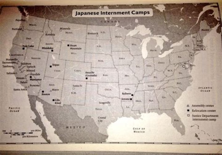 Where did the Japanese internment take place?