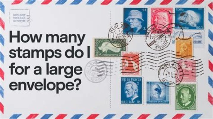 Where do you put a stamp on an envelope UK?