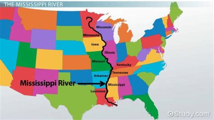 Where does the Mississippi river run into the ocean?