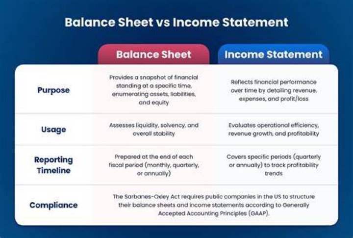 Which accounts appear on the income statement?
