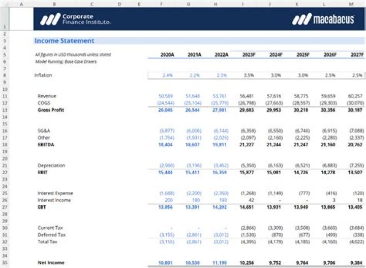 Which financial statements shows net income?