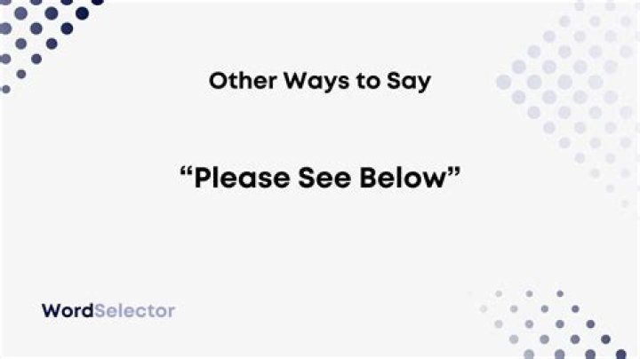 Which is correct, please see details below or please see below details?