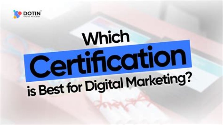 Which online certification is best for digital marketing?