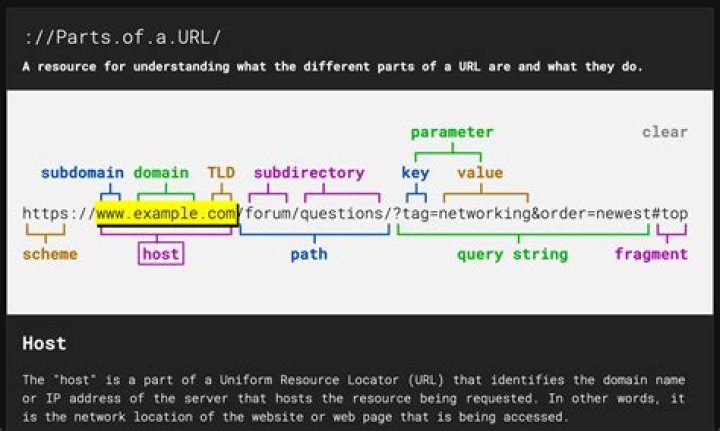 Which URL ending means that the website is?