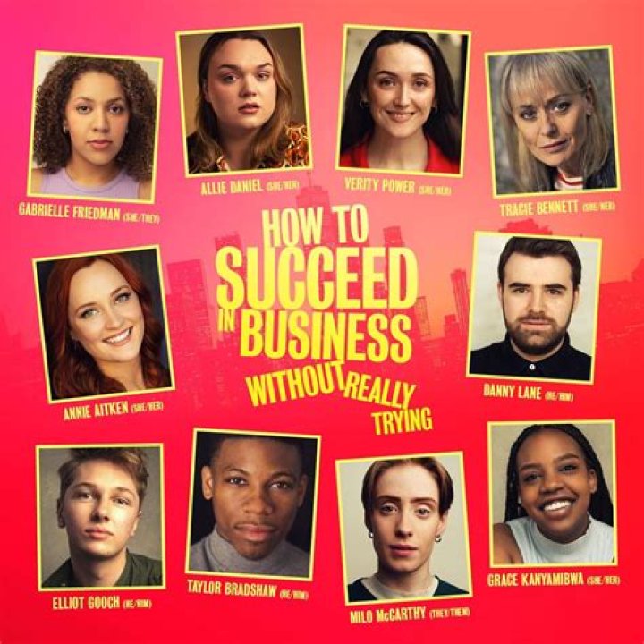 Who is the cast of How Do You Succeed in Business Without Really Trying on Broadway?