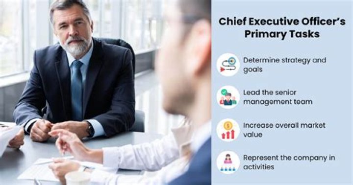 Who is the Chief Executive Officer of a company?