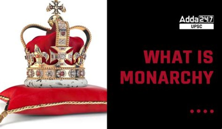 Who is the supreme power in a monarchy?