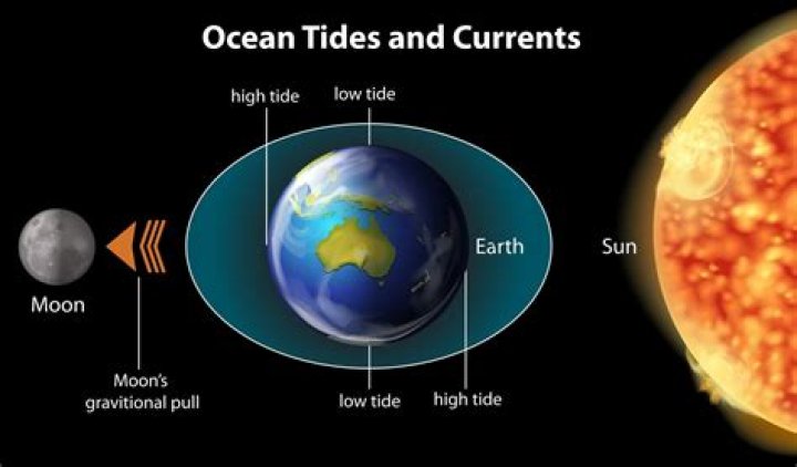 Why are there two high tides and two low tides each day as the Earth rotates quizlet?