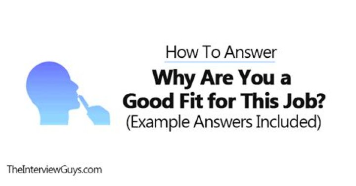 Why are you a good fit for this position examples?