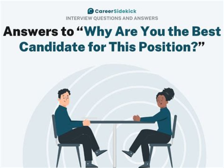 Why are you the best candidate for this position?