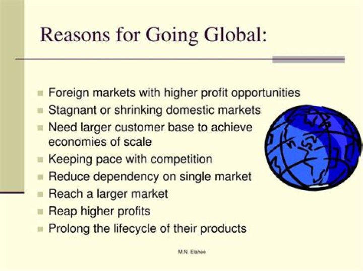 Why do companies choose to go global?