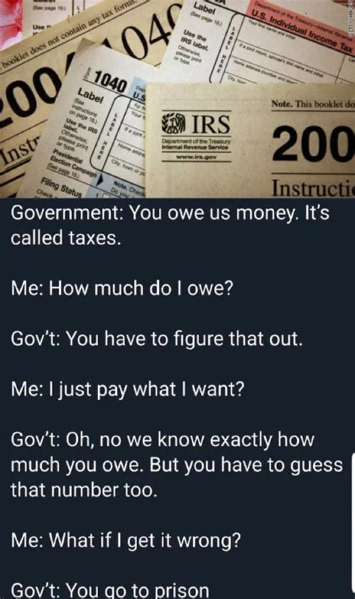 Why do we have to pay taxes to the government?