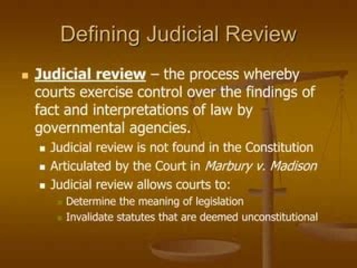 Why does judicial review need constitutional justification?