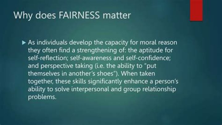 Why is honesty and fairness important?