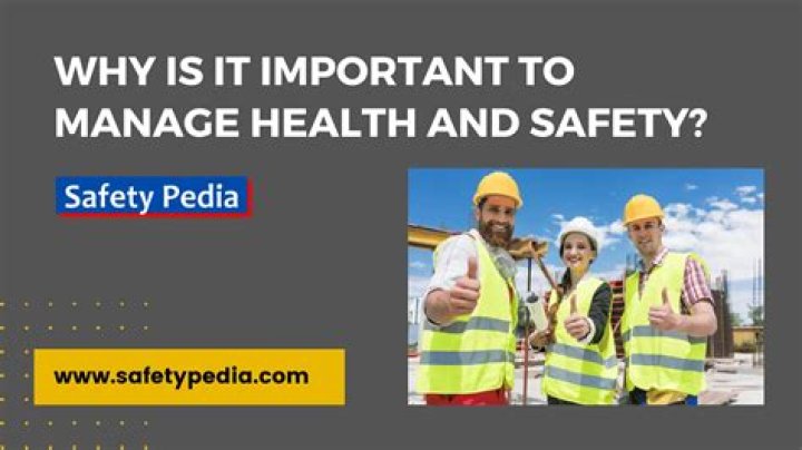 Why is it important to follow health and safety procedures?