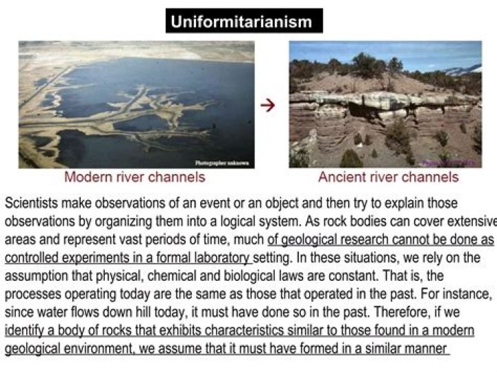 Why is uniformitarianism considered to be the foundation of modern geology?