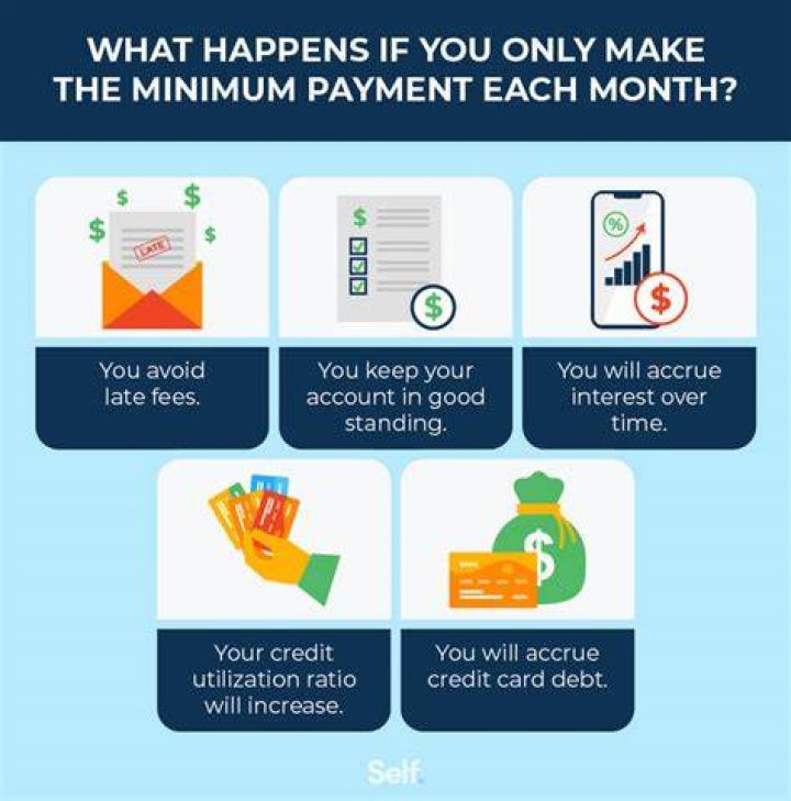 Why we should pay the minimum payments each month?